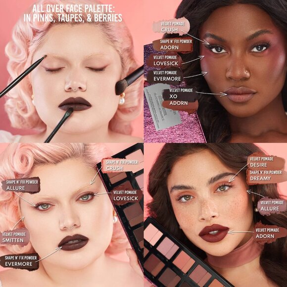 NIB ✅ Groundwork: Blooming Romance - Palette For Eyes, Brows, Face & Lips ⭐ BNIB - Picture 8 of 17